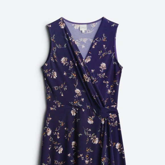 Kaileigh Dresses | Kaileigh Seanna Faux Wrap Knit Dress | Color: Blue | Size: Xxl | Jullibeth13's Closet
